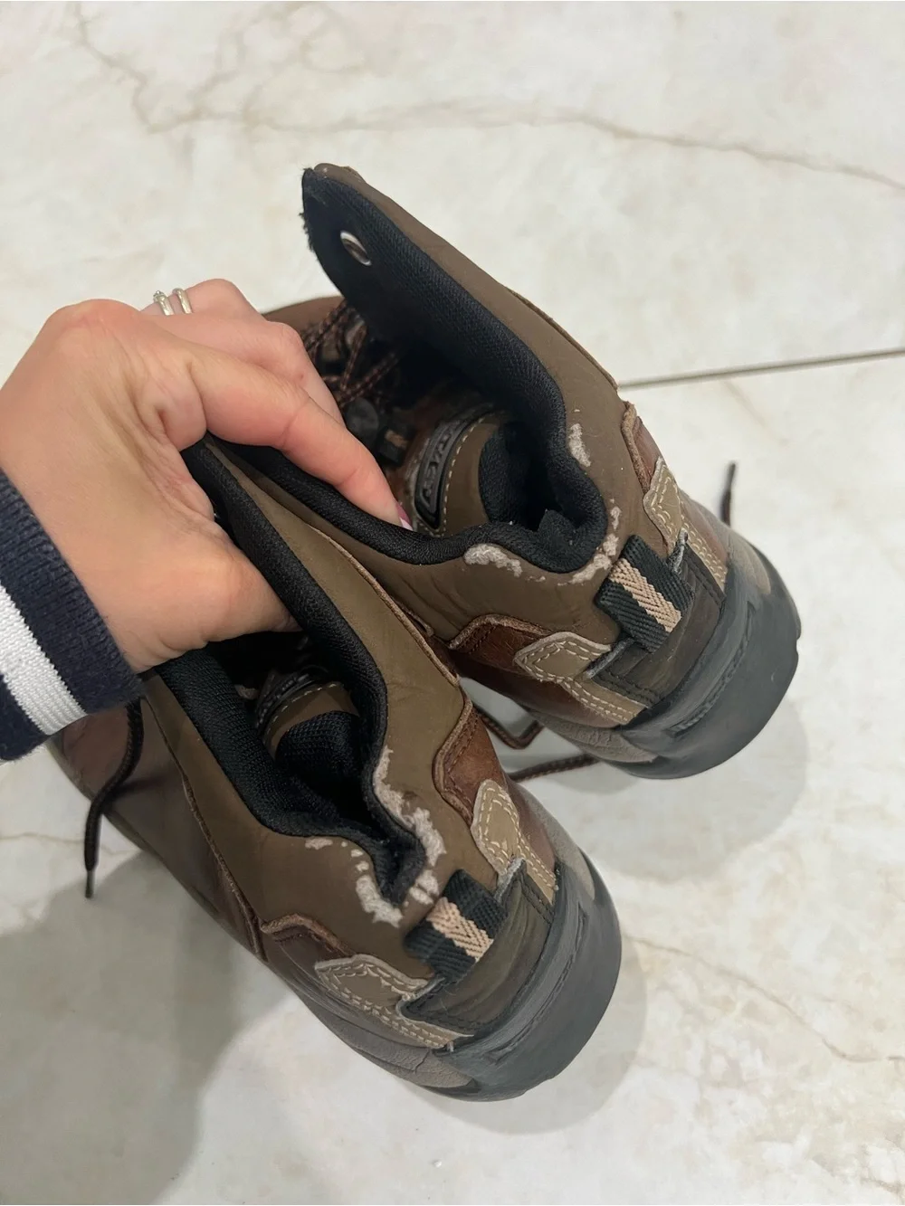 Timberland brown leather
